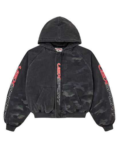 VSX CAMO HOOD BOMBER