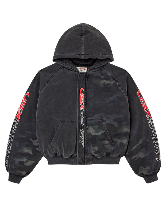 VSX CAMO HOOD BOMBER
