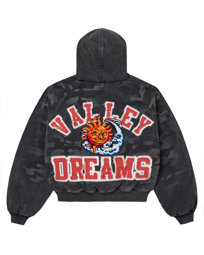 VSX CAMO HOOD BOMBER