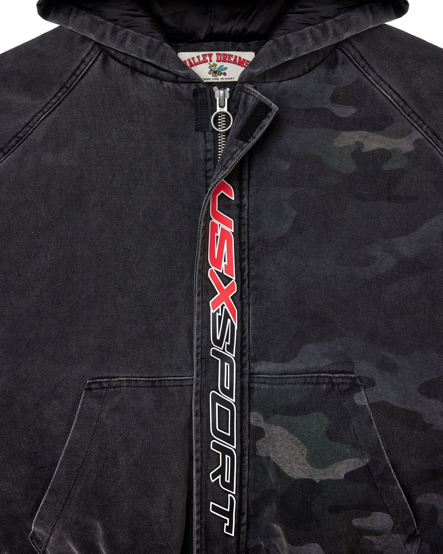 VSX CAMO HOOD BOMBER