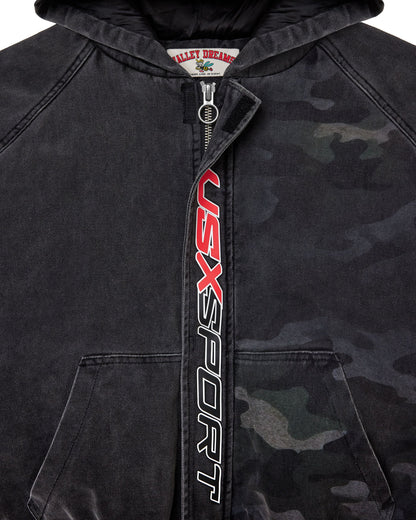 VSX CAMO HOOD BOMBER