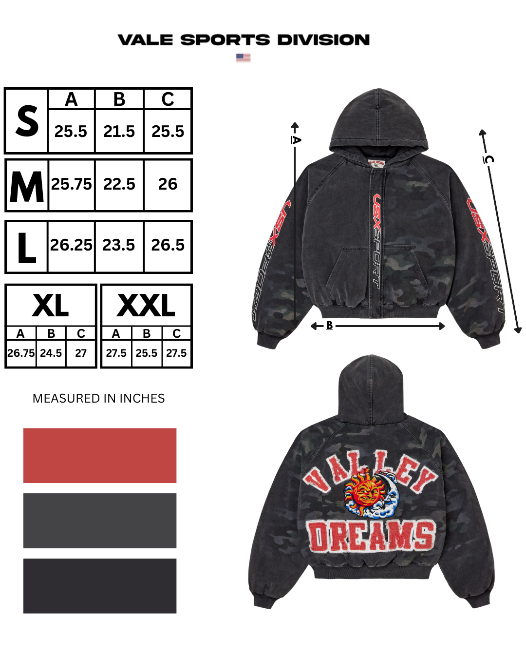 VSX CAMO HOOD BOMBER